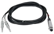 Ddrum 6997 - кабель XLR(F) - 2 jack для подключения триггера к модулю