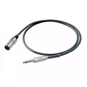 PROEL BULK220LU10 - инструментальный кабель, 6.3 джек моно  &lt;-> XLR (папа), длина - 10 м