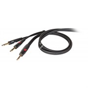 DIE HARD DHG540LU18 - кабель инсертный, 2х6.3 джек моно &lt;-> 6.3 джек стерео, длина 1.8 м