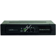 Lab.gruppen Lucia 240/1-70 1-канальный компактный усилитель для локального применения в распределённых звуковых системах. Класс D, встроенный DSP. 240Вт/70В, 5-22000Гц, THD на 1 kHz, 1dB до клипа <0.2%, входная матрица 2х1: стерео- вход: балансный (Eurobl