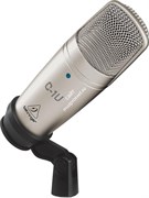 Behringer C-1U конденсаторный кардиоидный микрофон с USB выходом, с держателем и кейсом, 40-20000Гц, Max.SPL 136 дБ