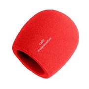 INVOTONE WS1/RD - ветрозащита для микрофонов, цвет красный