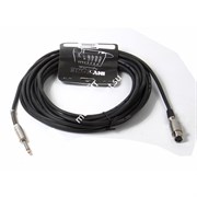 INVOTONE ACM1003/BK - микрофонный кабель , 6,3 джек моно <-> XLR (мама), длина 3 м (черный)
