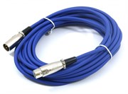 INVOTONE ACM1110/B - микрофонный кабель,  XLR(папа) <-> XLR(мама),  длина 10 м (синий)