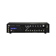 SHOW MPA-120RS - трансляц. система 120Вт,DC24В,25/70/100В, MP3-плеер,4mic\line+aux, 4 зоны