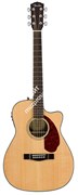 FENDER CC-140SCE NAT WC электроакустическая гитара, топ - массив ели, цвет натуральный, с кейсом