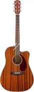 FENDER CD-140SCE ALL MAH WC электроакустическая гитара, топ - массив махогани, цвет натуральный махогани, с кейсом