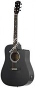 Fender Squier SA-105CE Dreadnought Black W/Fishman Preamp электроакустическая гитара