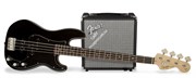 FENDER SQUIER PK PJ BASS R15v3 BLK 230V EU комплект: бас-гитара PJ Bass (черный) и комбо 15Вт