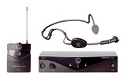 AKG Perception Wireless 45 Sports Set радиосистема BD A с микрофоном с оголовьем C544L, 1хSR45 стационарный приёмник, 1хPT45 поясной передатчик, универсальный б/п, 1хАА батарея