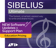 Avid Sibelius | Ultimate 1-Year Software Updates + Support Plan NEW Education (Electronic Delivery)