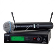 SHURE SLX24E/SM58 Q24 736 - 754 MHz профессиональная вокальная радиосистема с ручным передатчиком SM58