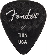 FENDER WAVELENGTH 351 THIN 6 PK BLACK Медиаторы (упакованы по 6 шт.), мягкие