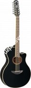 YAMAHA APX-700II-12 BL акустическая гитара со звукоснимателем, цвет Black