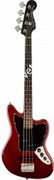 FENDER SQUIER VINTAGE MODIFIED JAGUAR BASS SPCL SS CAR бас-гитара короткомензурная, цвет красный