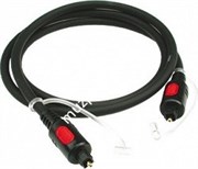 KLOTZ FOHTT01 цифровой кабель для ADATи SPDIF, разъемы Toslink, диаметр 6 мм, чёрный, 1 м