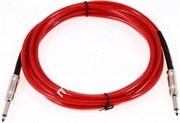 FENDER 20' CALIFORNIA INSTRUMENT CABLE CANDY APPLE RED инструментальный кабель 6 метров, цвет красный