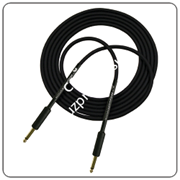 HORIZON G5S-25LR инструментальный кабель 1x0,8мм2, длина 7,5м, прорезиненные разьемы моно джек- моно джек угловой, цвет черный
