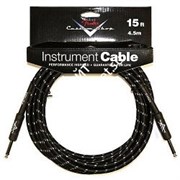 FENDER Custom Shop Cable, 15&#39;, Black Кабель Jack-Jack инструментальный