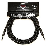 FENDER Custom Shop Cable, 15', Black Кабель Jack-Jack инструментальный