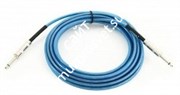 FENDER 20' CALIFORNIA INSTRUMENT CABLE LAKE PLACID BLUE инструментальный кабель 6 метров, цвет синий