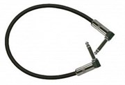HORIZON G1-1 инструментальный кабель 1x0,2 мм2, плотность экрана 70%, длина 0.3 метра, разъемы Mono Jack, цвет черный