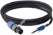 KLOTZ SC3-SP03SW готовый спикерный кабель LY225T, длина 3м, Neutrik Speakon, пластик -моно Jack KLOTZ, металл