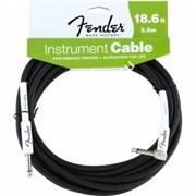 FENDER FSR 18.6&#39; ANGLE INSTRUMENT CABLE BLACK инструментальный кабель, 5,5 м, цвет чёрный