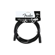 FENDER 10' MICROPHONE CABLE микрофонный кабель разъёмы XLR, 3 м, цвет чёрный