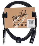 ROCKDALE XJ001-2M готовый микрофонный кабель, разъёмы XLR male X stereo jack male, длина 2 м, чёрный