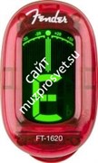 FENDER CALIFORNIA SERIES CLIP-ON TUNER CANDY APPLE RED цифровой тюнер-прищепка