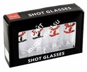 FENDER Banner Headstock Shot Glasses Set of Four набор рюмок (4 шт.)