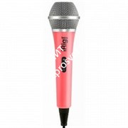 IK MULTIMEDIA iRig Voice - Pink ручной микрофон для караоке с аналоговым подключением к iOS и Android устройствам, розовый