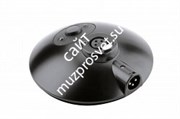 K&M 29377-000-55 настольная микрофонная стойка, XLR разъёмы, кнопка включения, 2 LED индикатора, цинк, чёрная