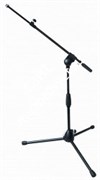 QUIK LOK A496 BK EU низкая микрофонная стойка типа журавль на треноге, высота 52-76 см, длина журавля 53-91 см, чёрн