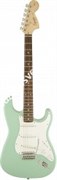 FENDER SQUIER AFFINITY SERIES STRATOCASTER ROSEWOOD FINGERBOARD SURF GREEN электрогитара Affinity Strat, цвет серф грин