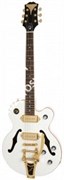 EPIPHONE Wildkat White Royale Pearl White полуакустическая гитара, цвет белый