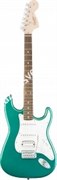 FENDER SQUIER AFFINITY STRAT HSS RCG LRL - электрогитара Stratocaster, HSS, накладка лаурэль, цвет зеленый металлик