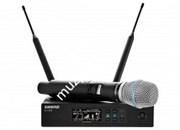 SHURE QLXD24E/B87C G51 вокальная радиосистема с ручным передатчиком BETA87C, частотный диапазон 470-534 MHz