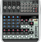 Behringer  Q1202USB аналоговый микшер, 12 каналов, 4 мик. + 4 лин. стерео,  1 AUX, USB-audio, Main L/R- Jack, 4 компрессора - фото 11383