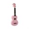 WIKI UK10S/PK - гитара укулеле сопрано, клен, цвет розовый матовый, чехол в комплекте - фото 114319