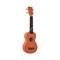 WIKI UK10S/OR - гитара укулеле сопрано, клен, цвет оранжевый матовый, чехол в комплекте - фото 114332