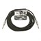 INVOTONE ACI1110/BK - инструм. кабель, 6,3 джек моно <-> 6,3 джек моно тряп. изол, дл. 10 м (черный) - фото 116757