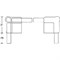 ADAM HALL Q4506MG - пластиковый стыковочный уголок для кейсов (цвет серый) - фото 122491
