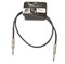 INVOTONE ACI1001/BK - инструментальный кабель, 6,3 джек моно <-> 6,3 джек моно, длина 1 м (черный) - фото 123374