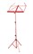 ROXTONE MUS008 Red Пюпитр складывающийся, на трех ногах, высота, регулируемая: 50-120см, размер в сложенном состоянии: 50см, подставки: 40-29cm, цвет: красный, вес: 1,2kg. 20штук в коробке размером: 38x35x50cм - фото 151860