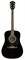 FENDER FA-125 DREADNOUGHT, BLACK WN акустическая гитара с чехлом, цвет черный - фото 159915