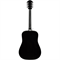 FENDER FA-125 DREADNOUGHT, BLACK WN акустическая гитара с чехлом, цвет черный - фото 159916