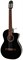 TAKAMINE GC1CE BLK классическая электроакустическая гитара с вырезом, цвет черный. - фото 159989