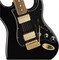 FENDER LTD MGNY BLKTP STRAT PF BK GLD электрогитара, цвет черный - фото 160532